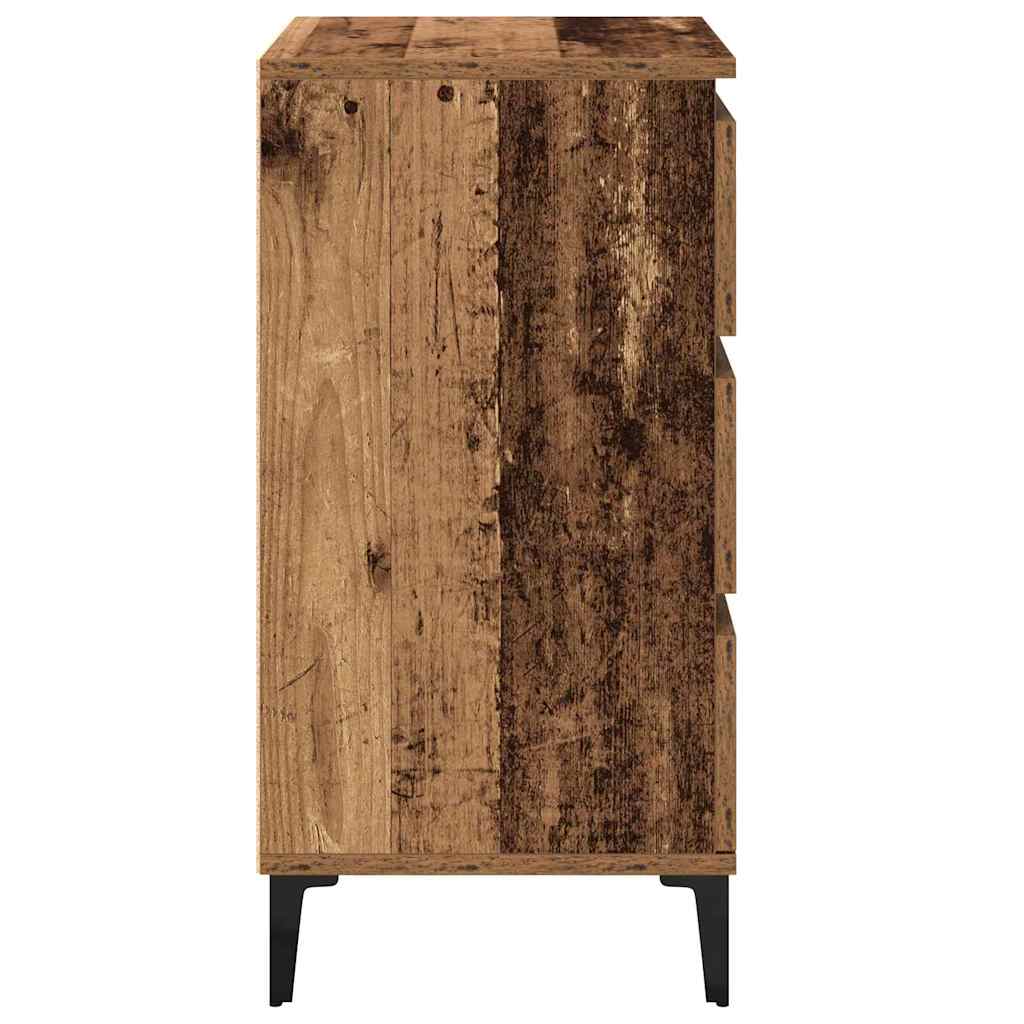 Nattbord Sengbord Gammelt Tre 40x35x70 cm