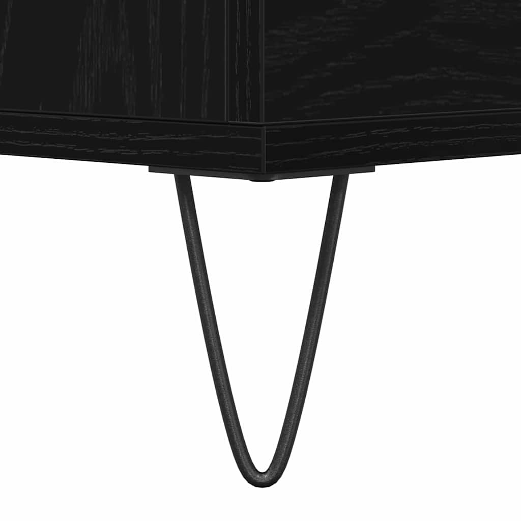 Kommode Svart Eik 60x35x70 cm