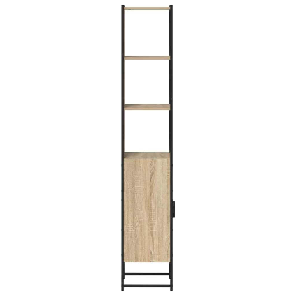 Baderomsskap Sonoma Eik 33x33x185,5 cm