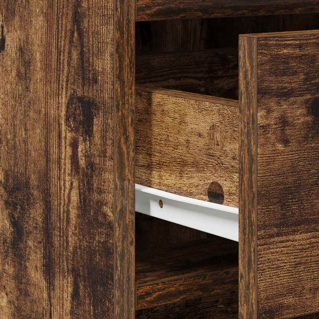 Skjenk Røkt Eik med skuff 40 x 40,5 x 75 cm