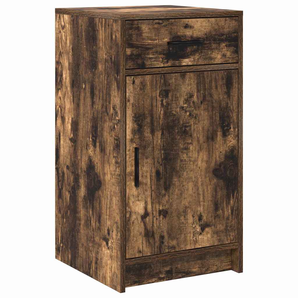 Skap Røkt Eik 40x41x75 cm Ingeniørtre