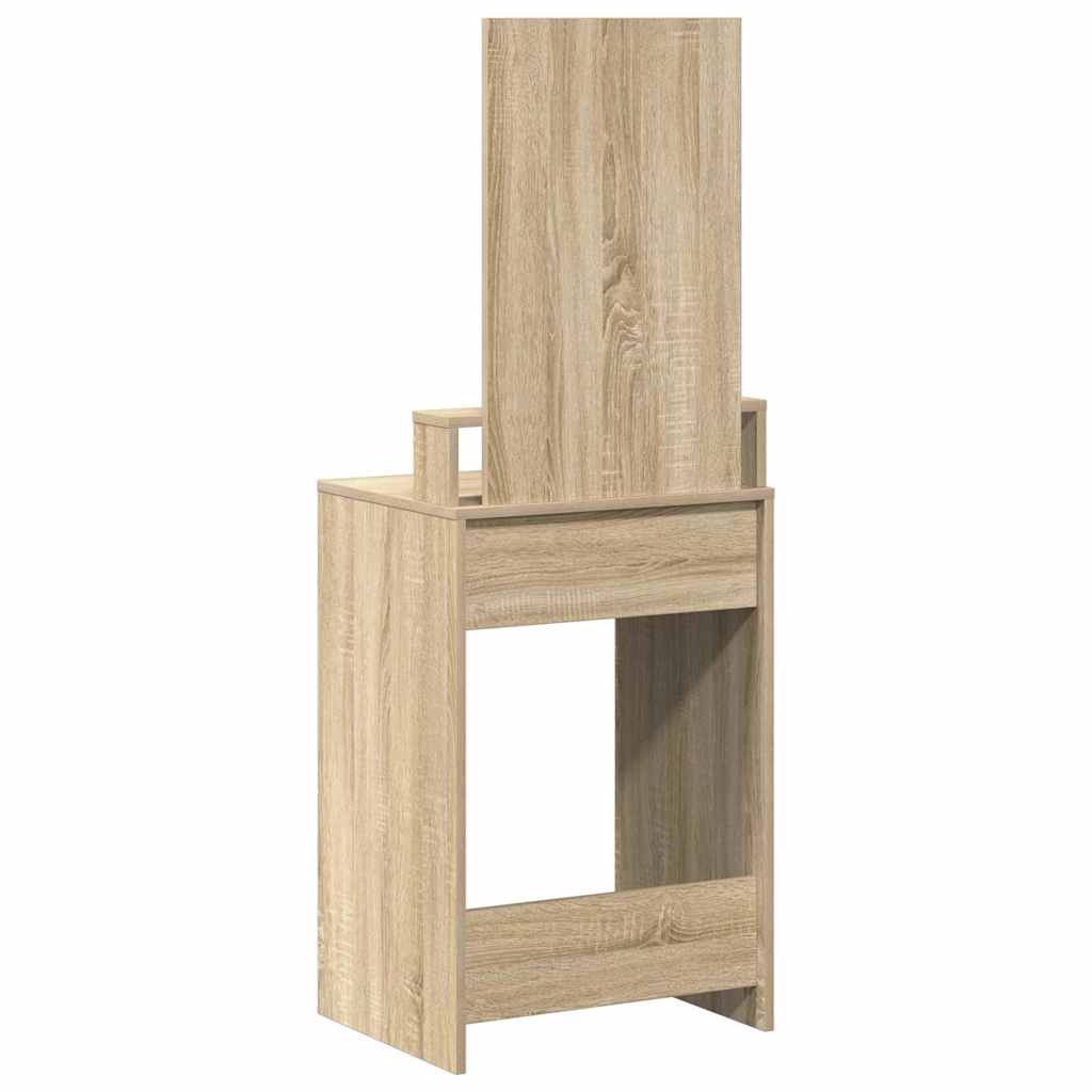 Sminkebord Sonoma Eik skuffer 50x41x140 cm