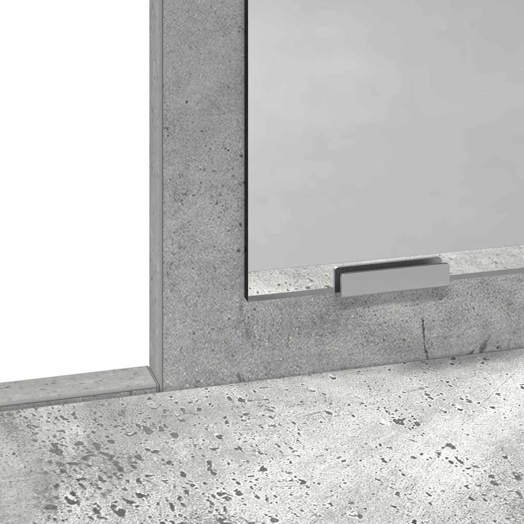 Sminkebord Betonggrå skuffer 100x41x140 cm