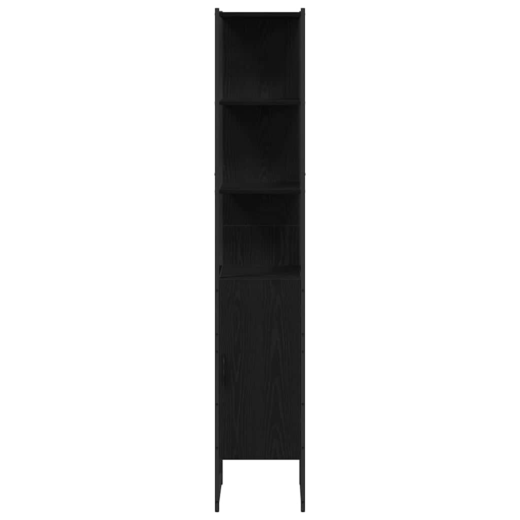 Baderomsskap Svart Eik 60x30x60 cm