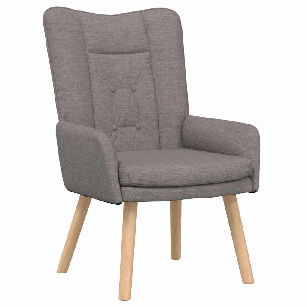 Avslappende Stol Taupe Stoff