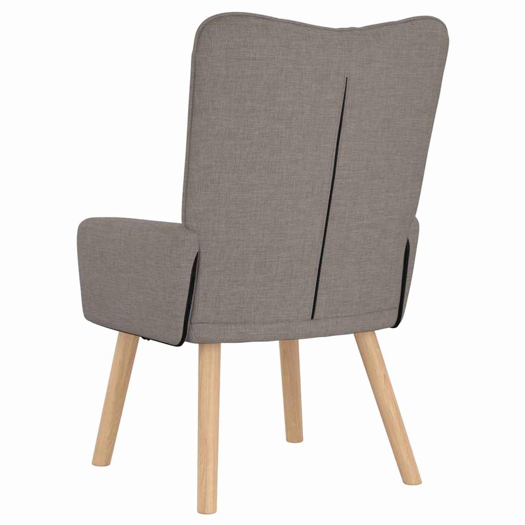 Avslappende Stol Taupe Stoff