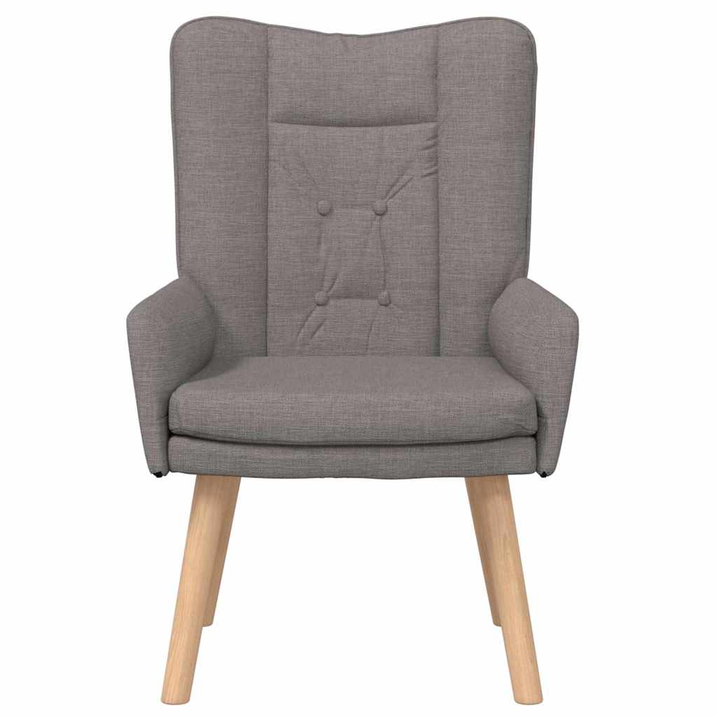 Avslappende Stol Taupe Stoff