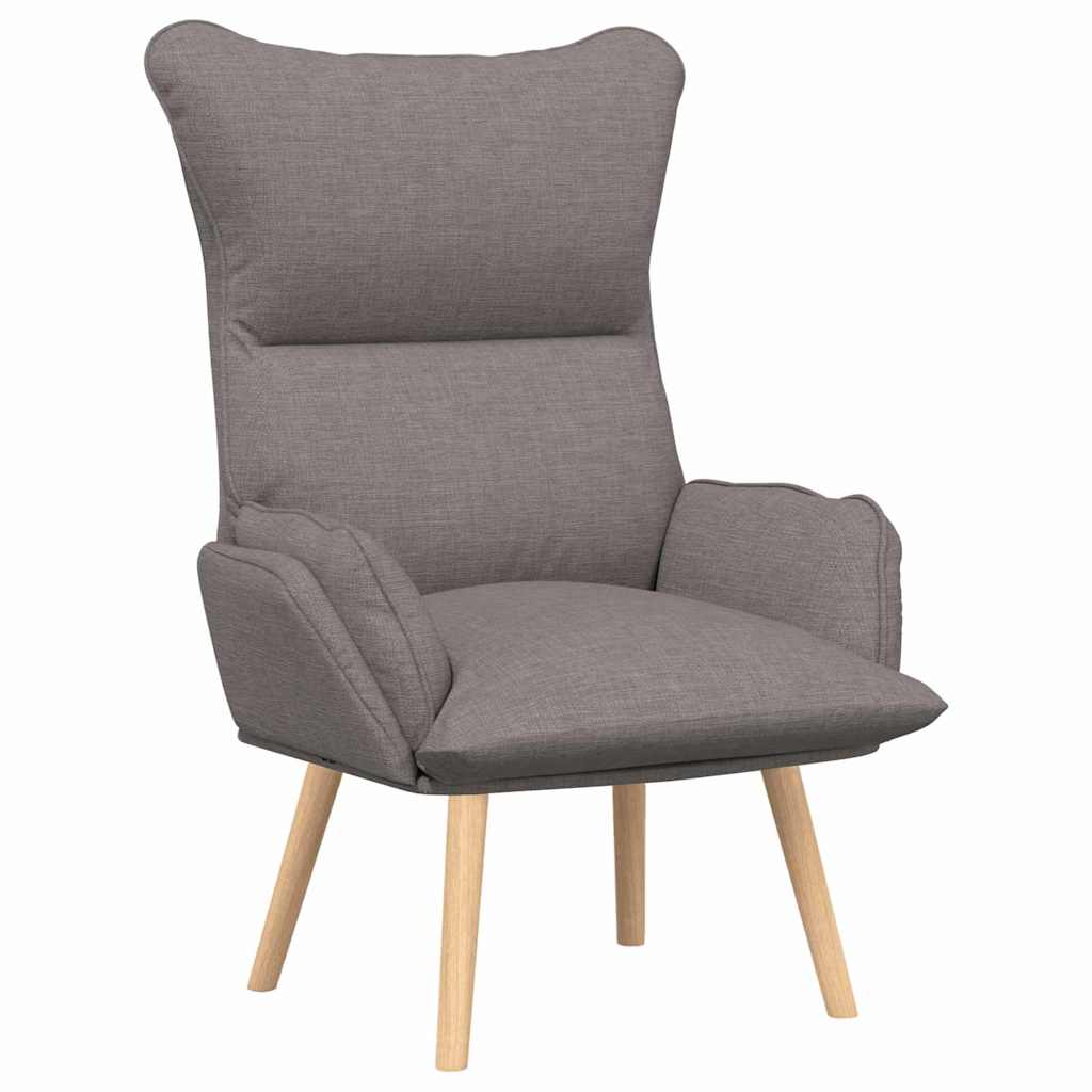 Avslappende Stol Taupe Stoff