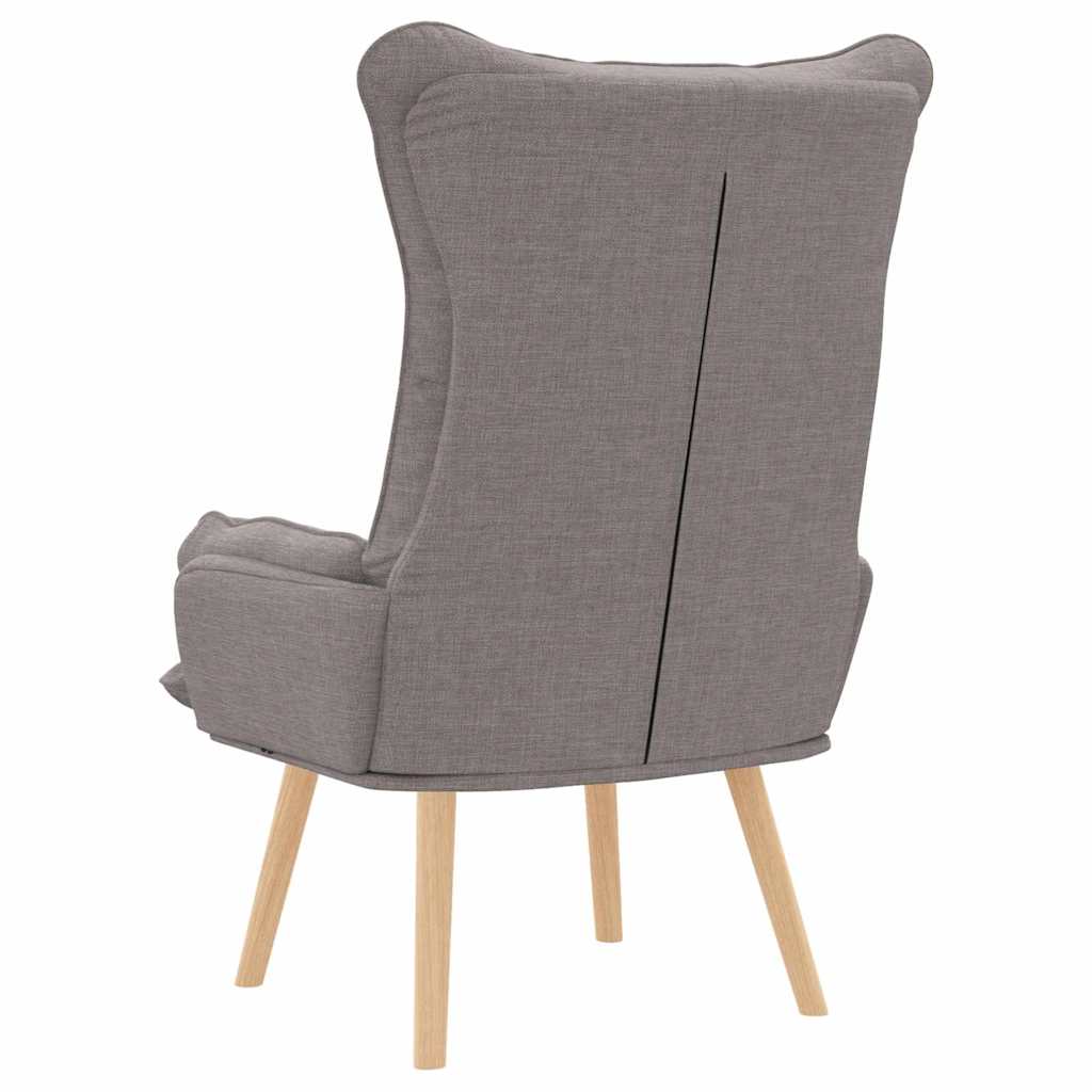 Avslappende Stol Taupe Stoff