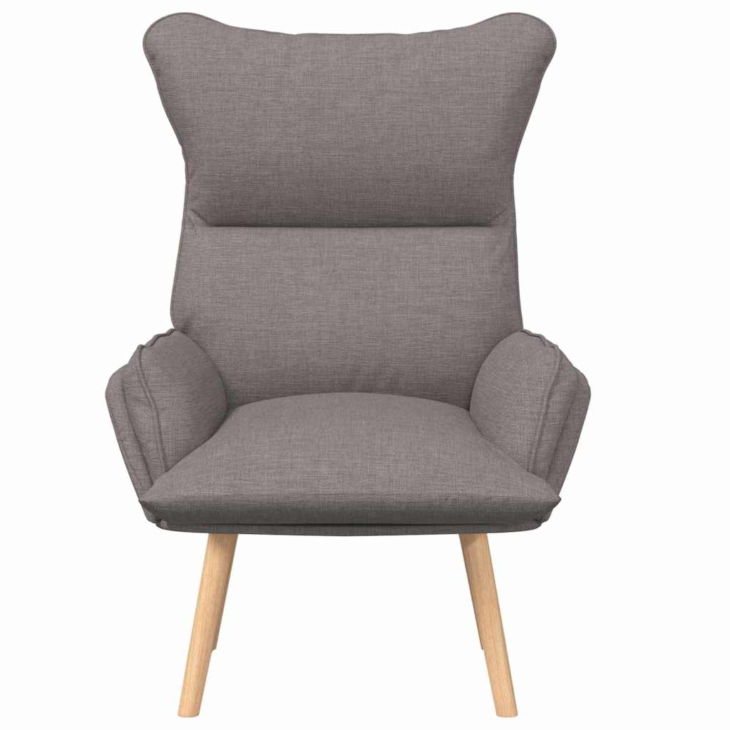 Avslappende Stol Taupe Stoff
