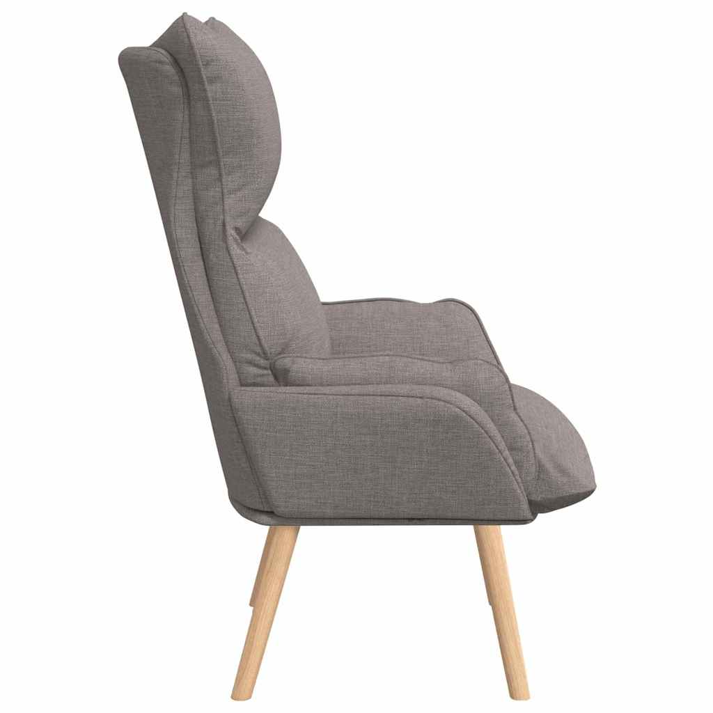 Avslappende Stol Taupe Stoff
