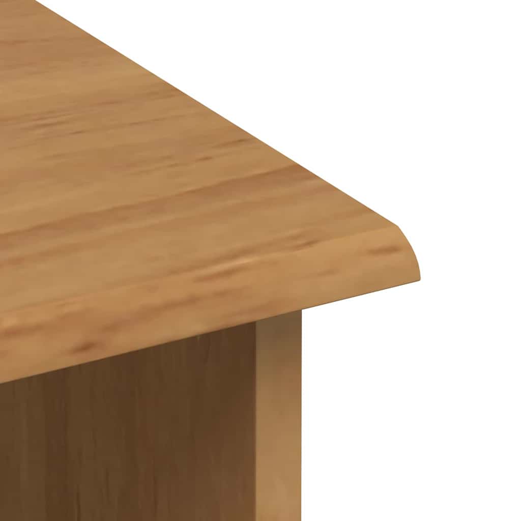 Hytte med skuff ASKIM Honningvoks 91 x 40 x 184 cm Massiv furu