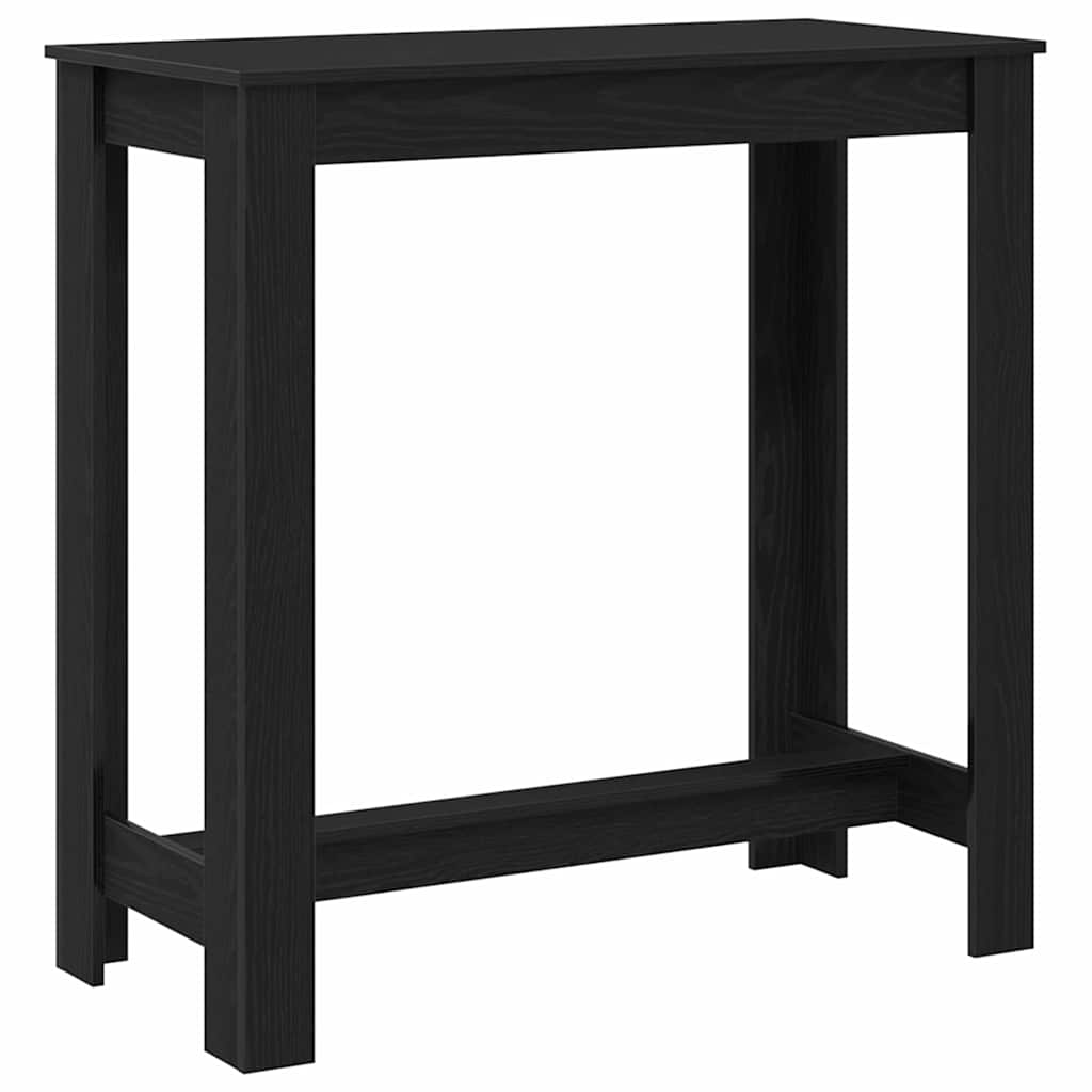 Barbord i svart eik 102x50x103,5 cm i trefiber