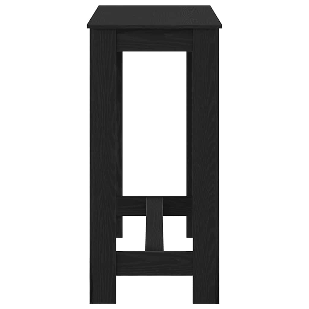 Barbord i svart eik 102x50x103,5 cm i trefiber