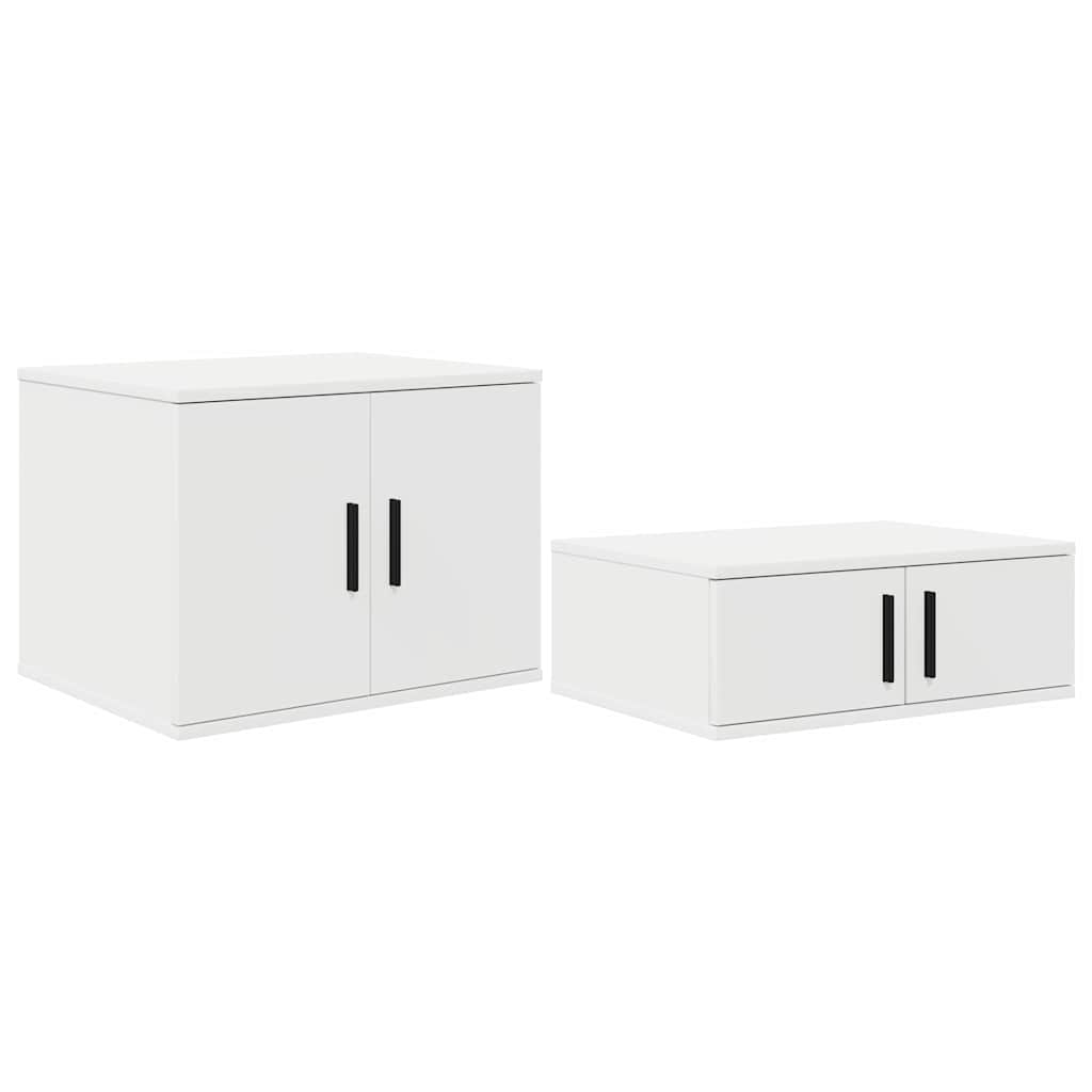 Skap Hvit 118x41x40 cm i
