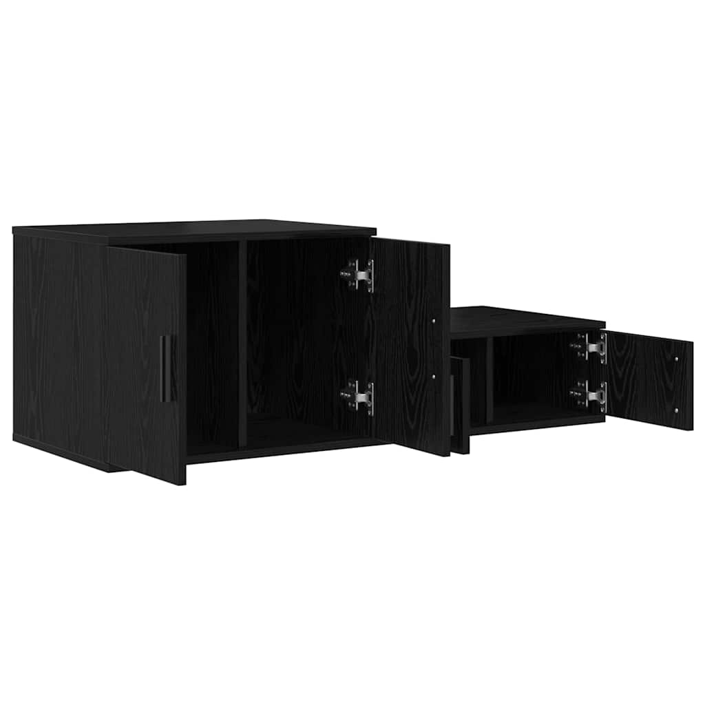 Nattbord Sengbord Svart 108x41x40 cm