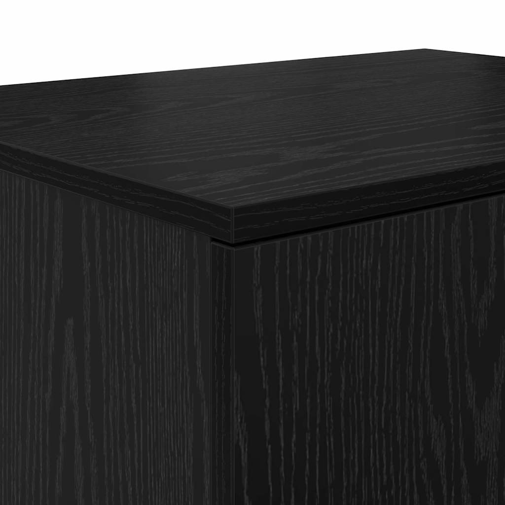 Nattbord Sengbord Svart 103x41x40 cm
