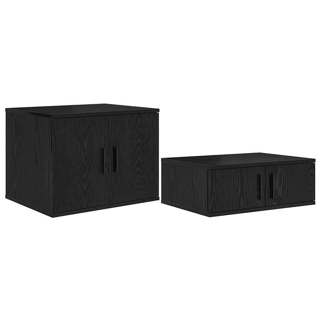 Nattbord Sengbord Svart 103x41x40 cm
