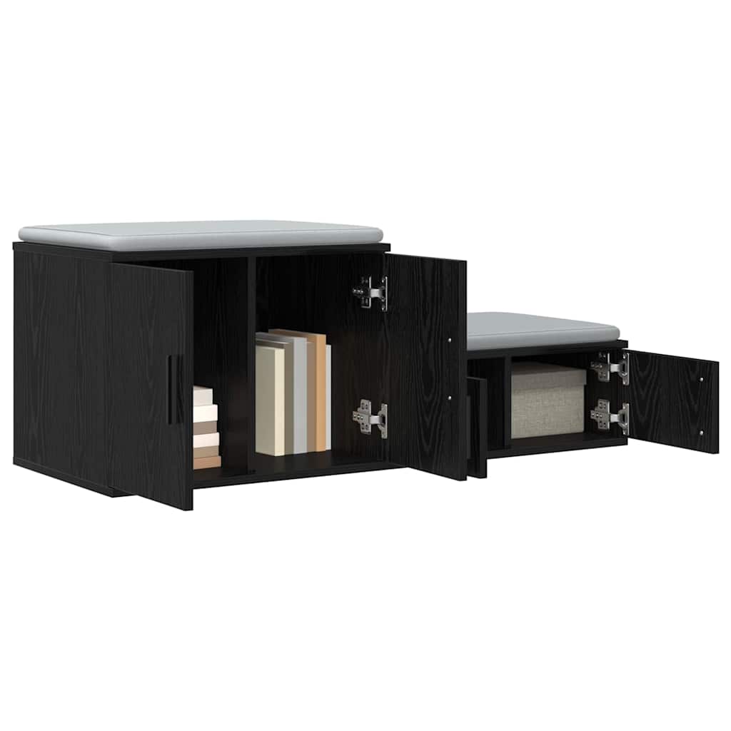 Nattbord Sengbord Svart 103x41x40 cm