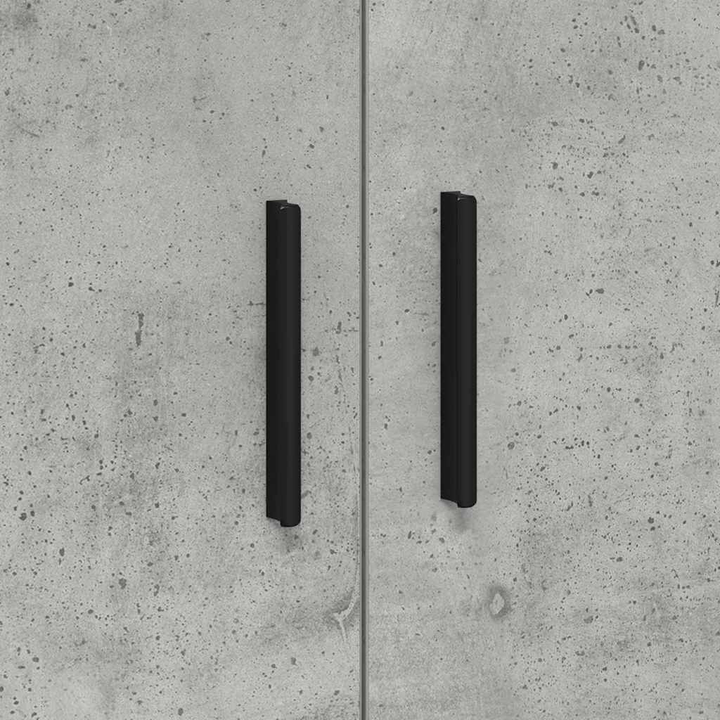 Nattbord Sengbord Betonggrå 103x41x40 cm