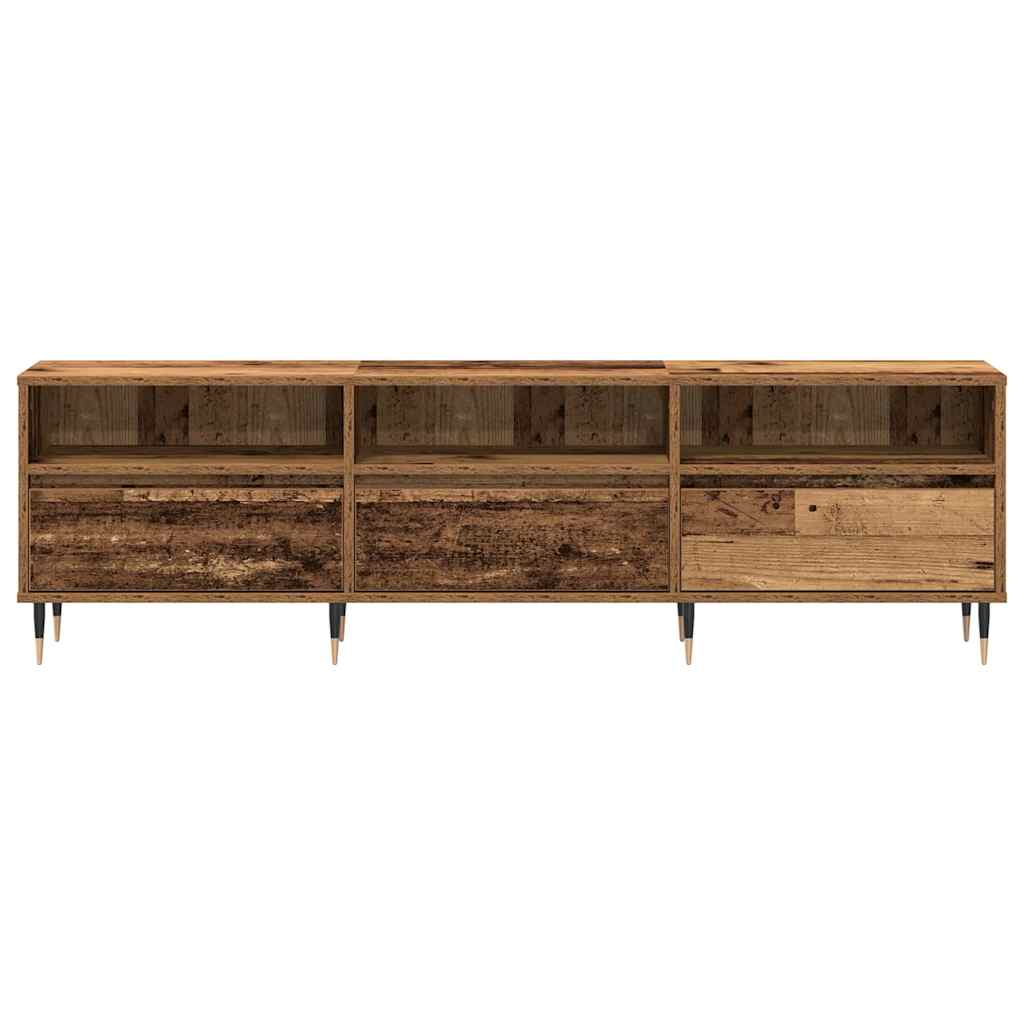 TV-Møbel Tre TV skap Gammelt Tre 150x30x44,5 cm