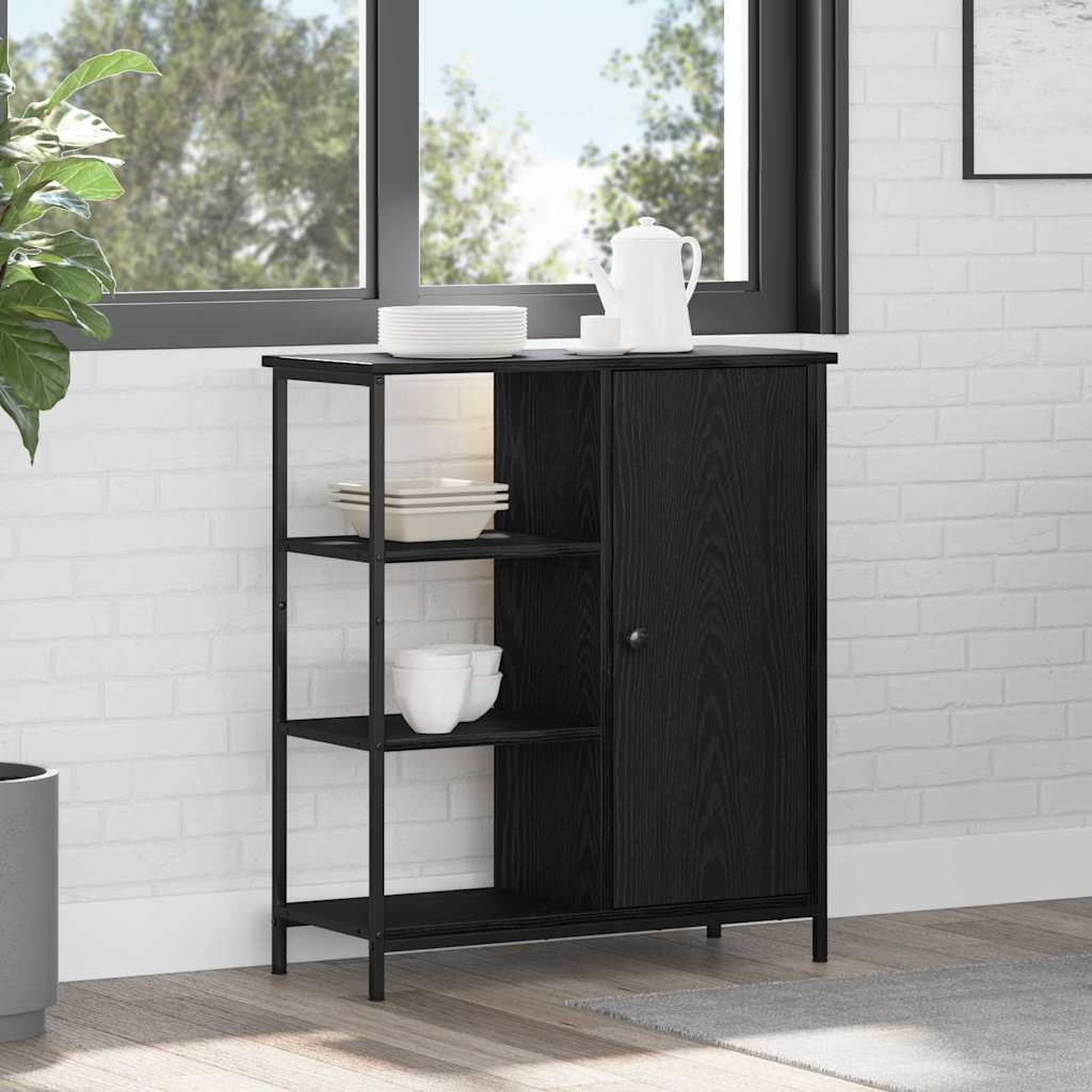 Skap Svart Eik 70x30x80 cm