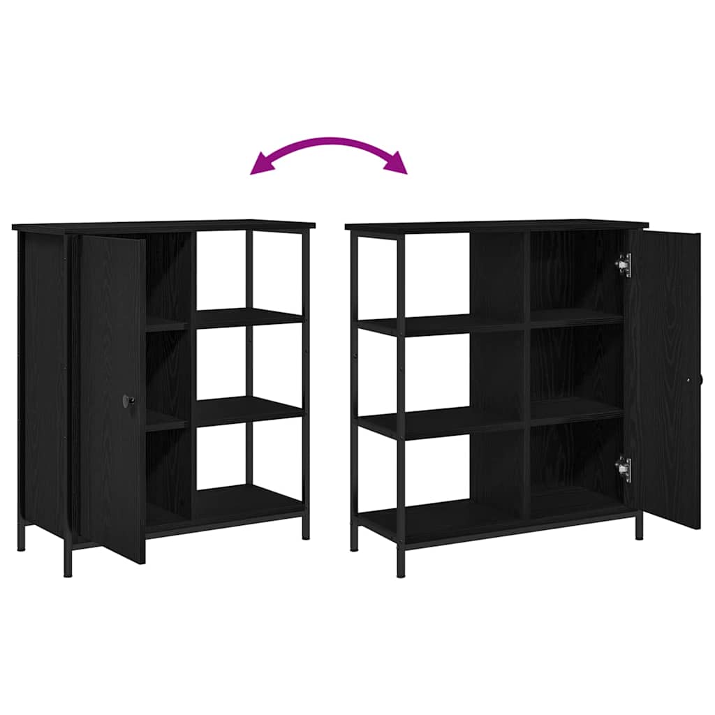 Skap Svart Eik 70x30x80 cm