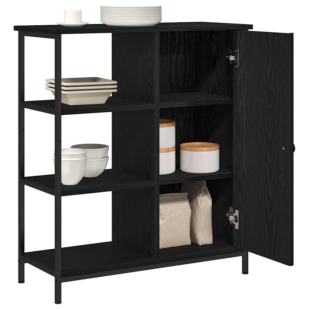 Skap Svart Eik 70x30x80 cm