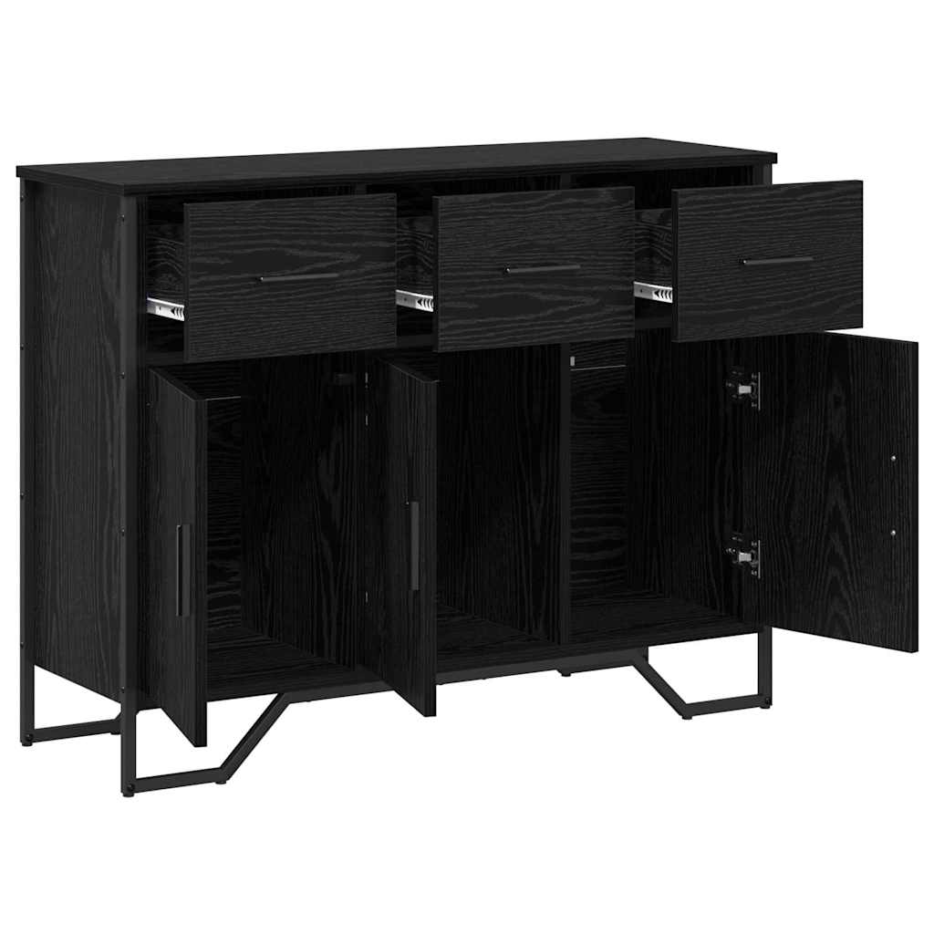 Skap Svart Eik 97x32,5x74,5 cm