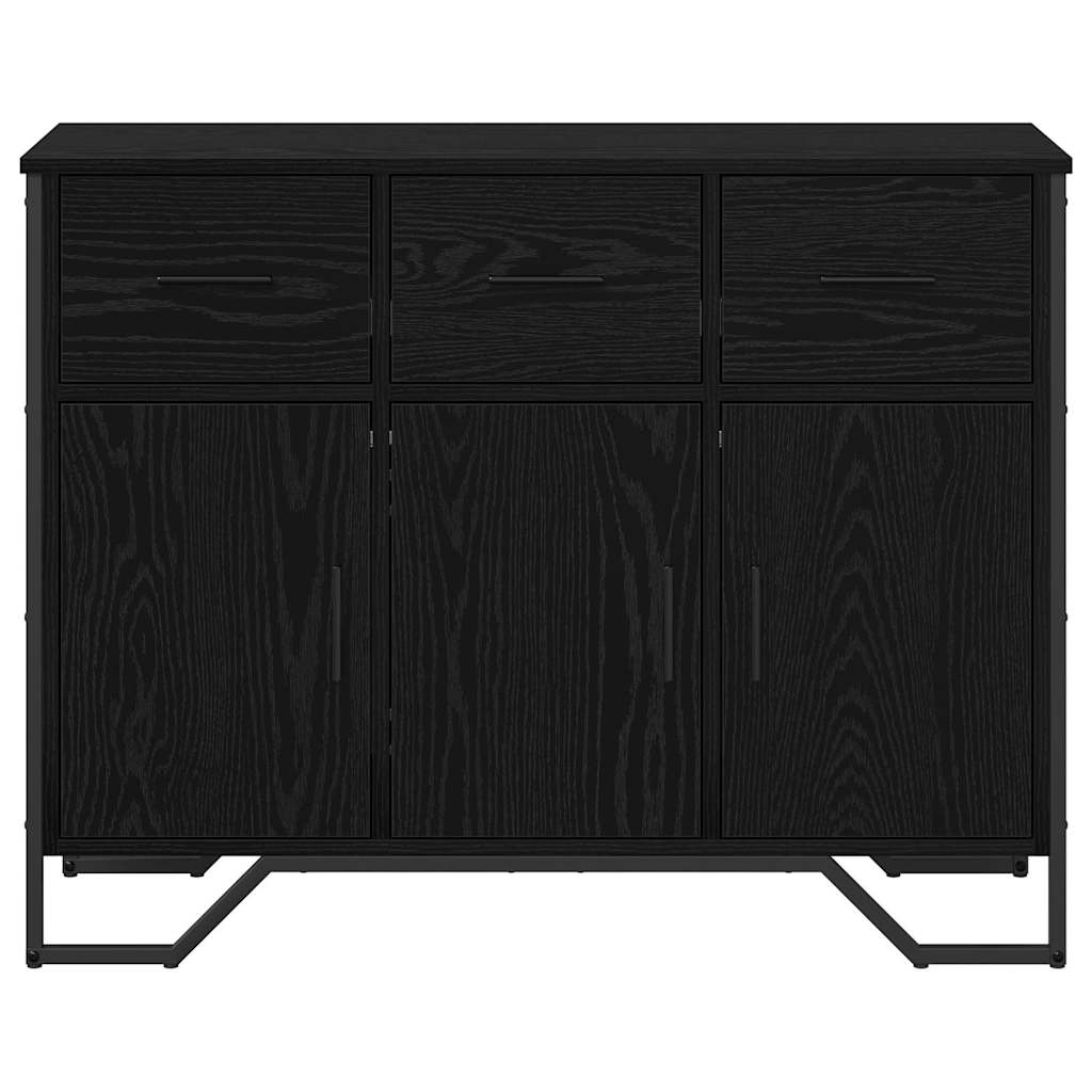 Skap Svart Eik 97x32,5x74,5 cm