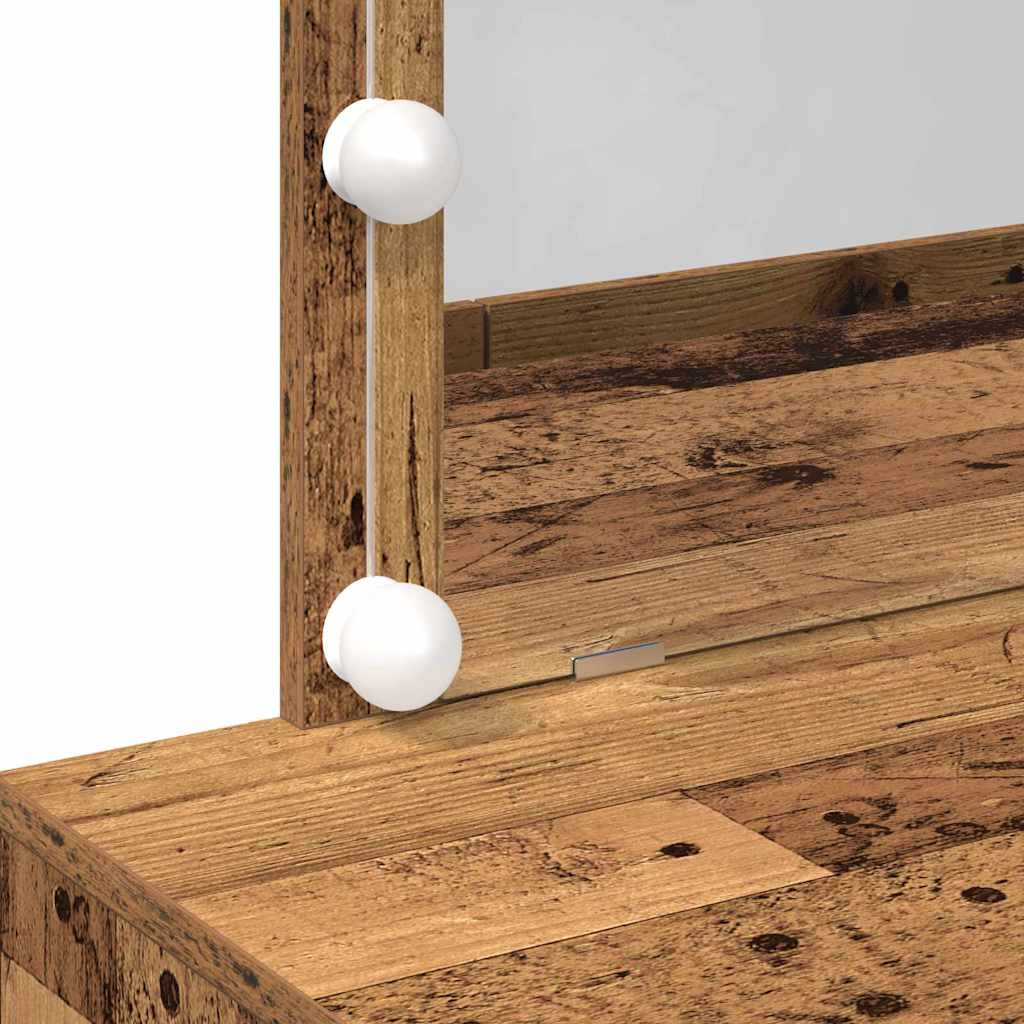 Smykkelampe med LED Gamelt Tre 100x40x120 cm