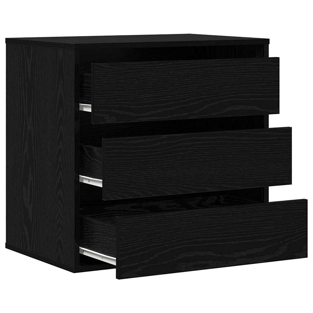 Kommode Svart Eik 60x41x58 cm