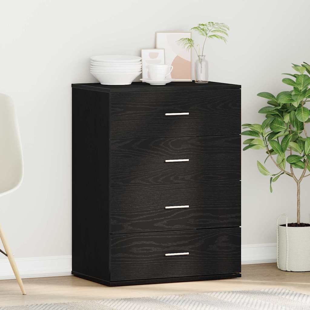 Kommode Svart Eik 60 x 39 x 80 cm