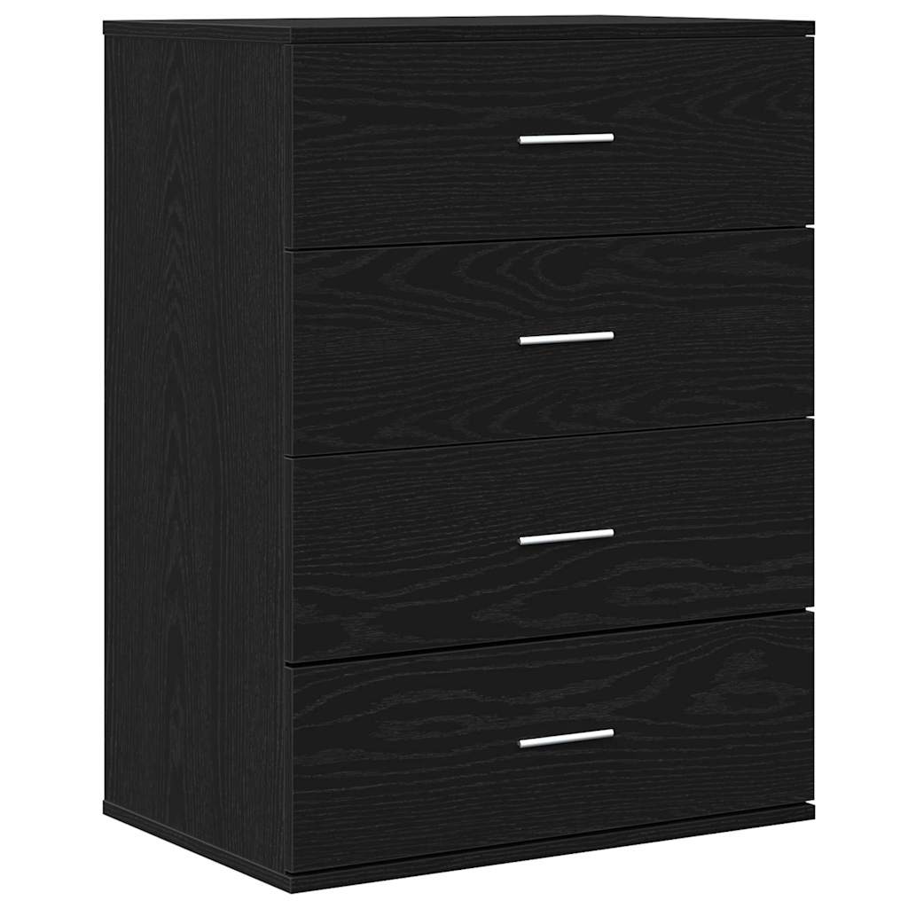 Kommode Svart Eik 60 x 39 x 80 cm