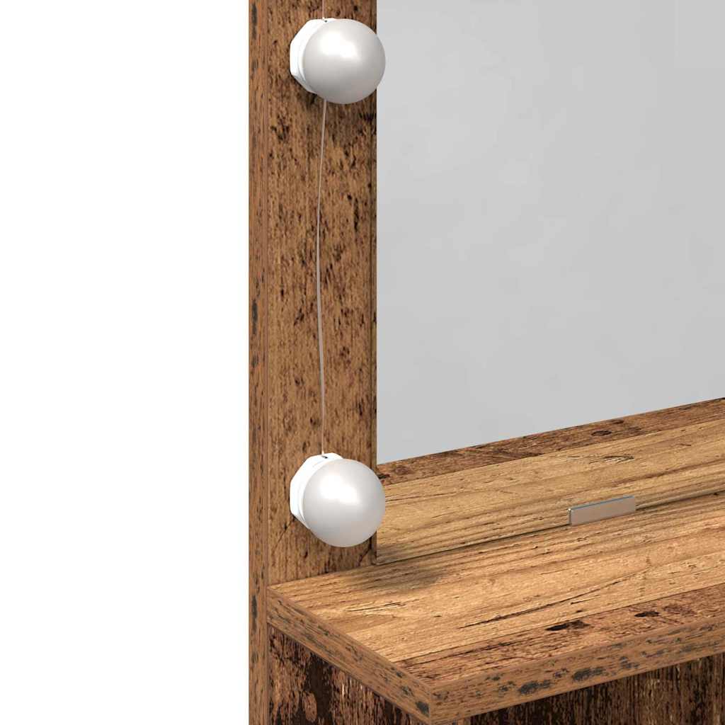 Sminkebord Gammelt tre 80 x 41 x 134.5 cm Konstruert tre