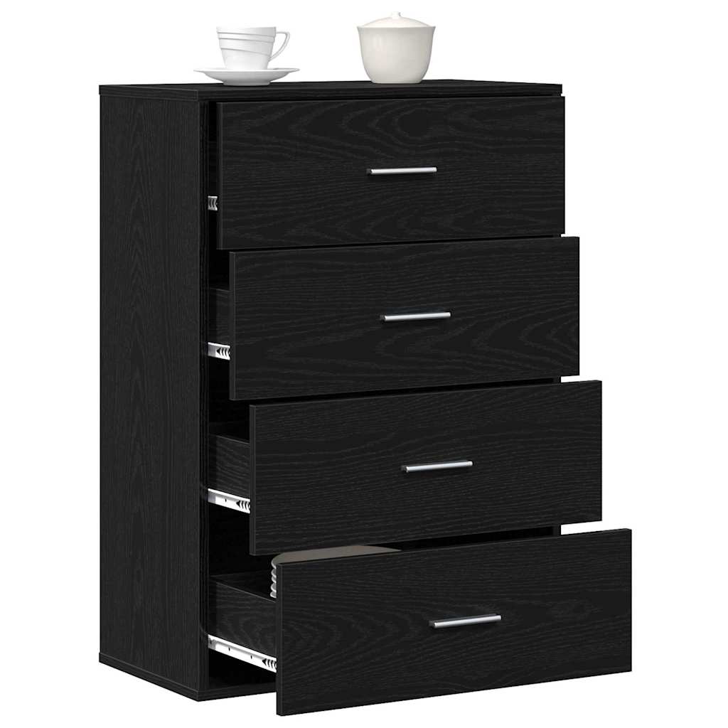 Kommode Svart Eik 60 x 31 x 84 cm