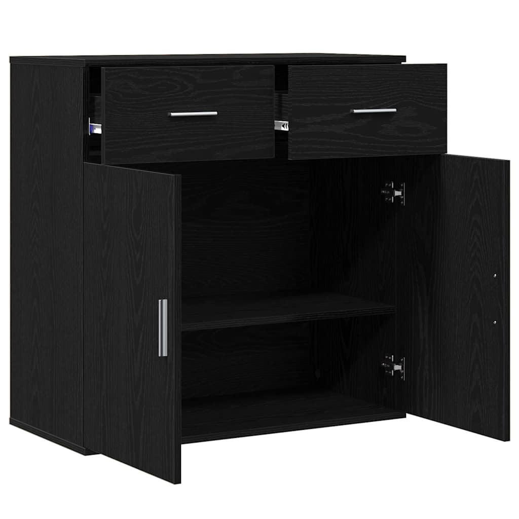 Skjenk Svart Eik 79 x 38 x 80 cm