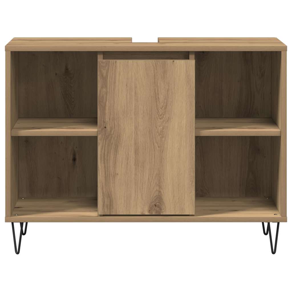 Baderomsspeilskap Artisan Oak Konstruert tre Middels