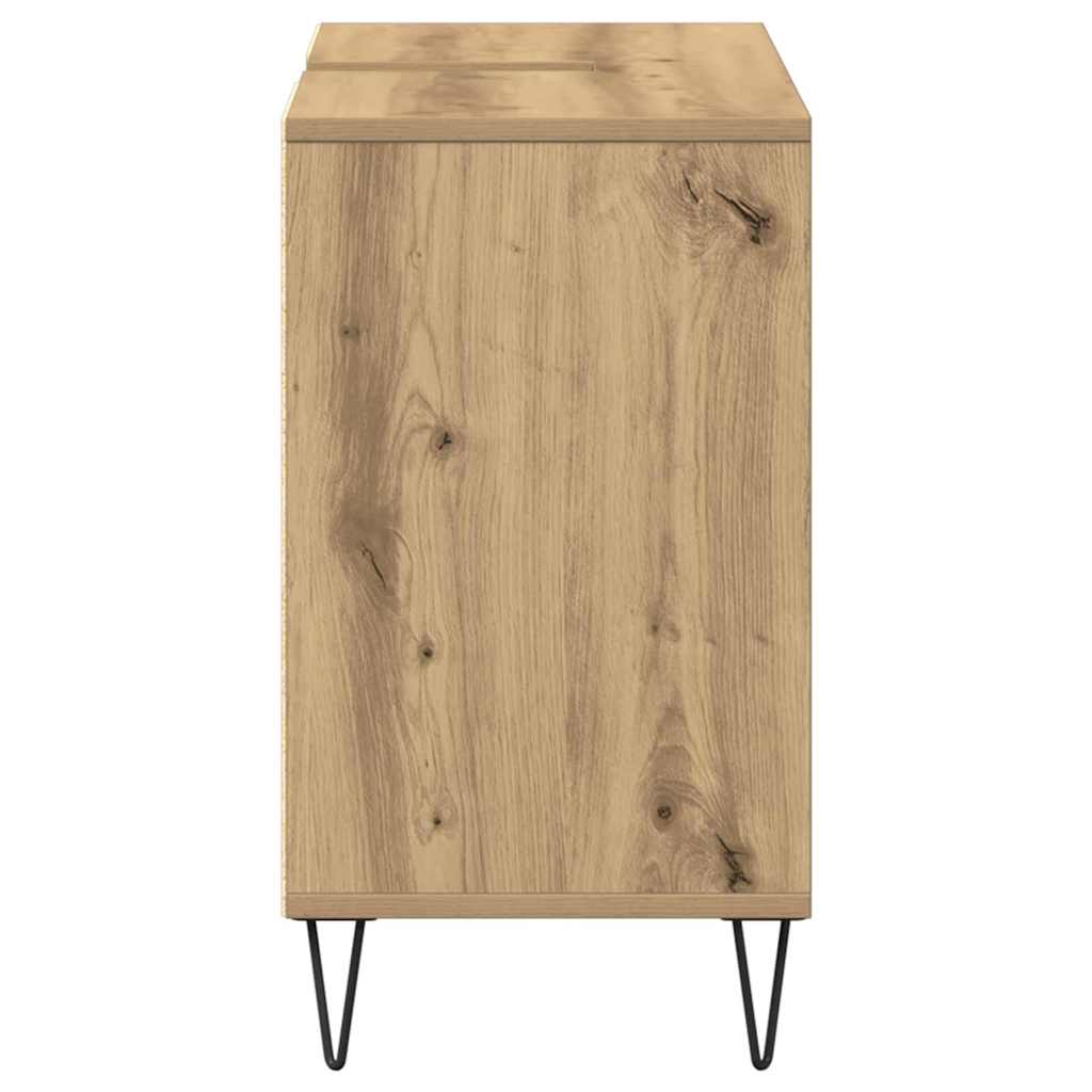 Baderomsspeilskap Artisan Oak Konstruert tre Middels