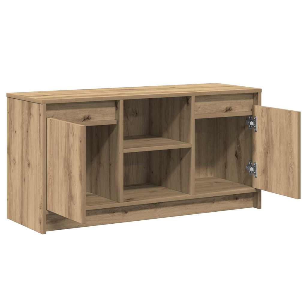 TV-Møbel Artisan Eik TV-skap med LED 100x34x50 cm..
