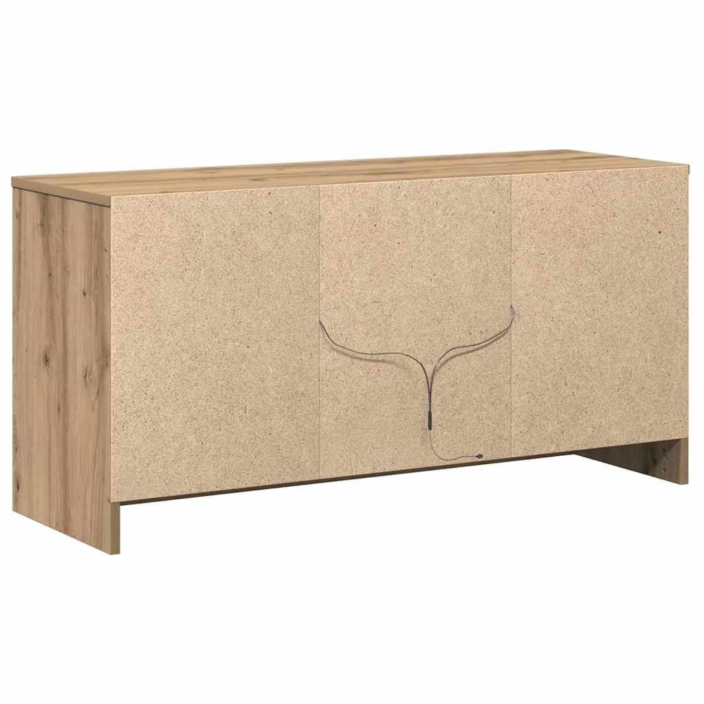TV-Møbel Artisan Eik TV-skap med LED 100x34x50 cm..