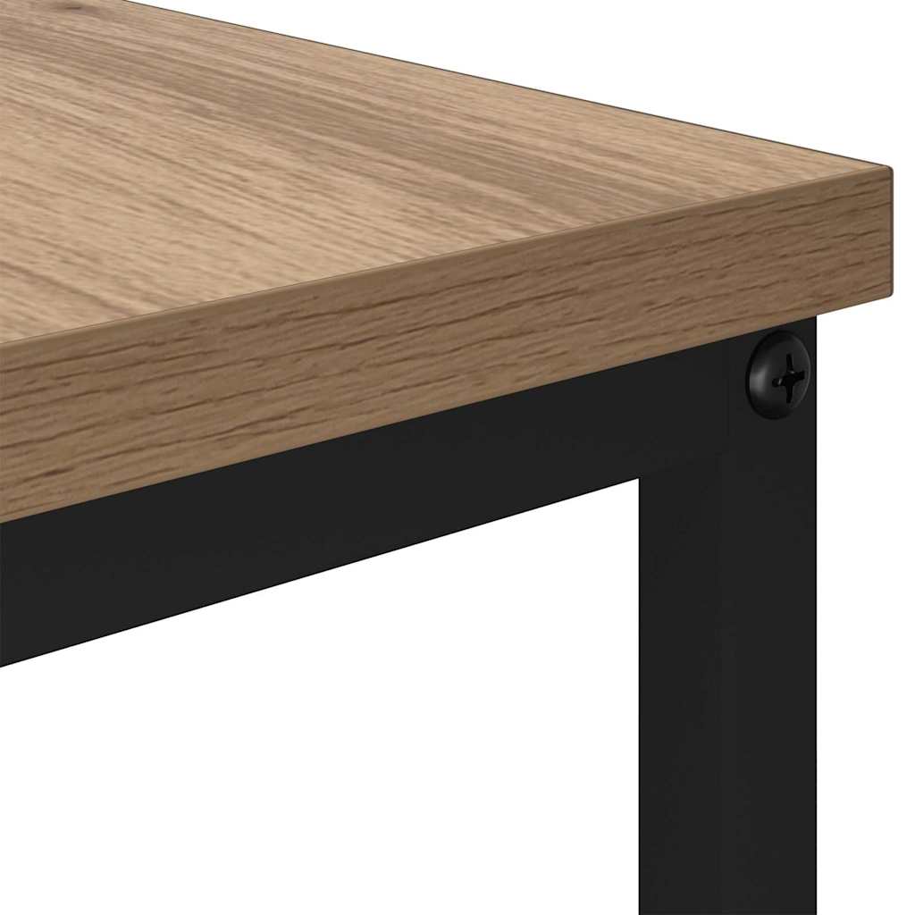 Salongbord Sofabord Artisan Eik med skuff med hylle 100 x 51 x 45 cm