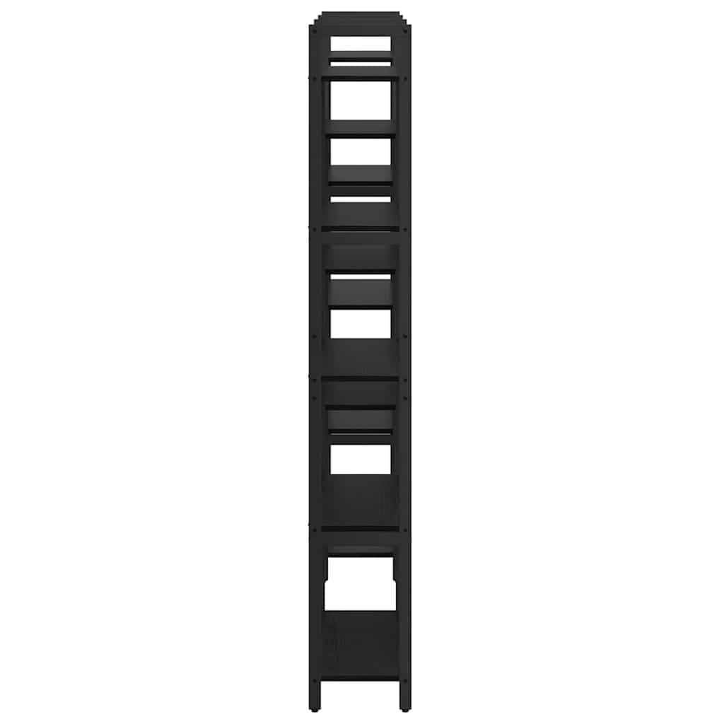 Bokhylle Svart eik 156 x 25 x 167.5 cm Konstruert tre