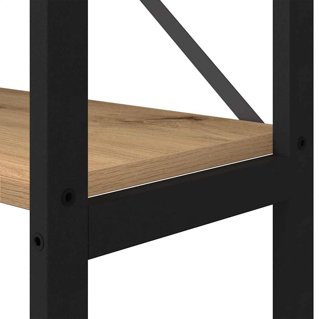 Bokhylle artisan eik 40 x 30 x 188 cm Konstruert tre