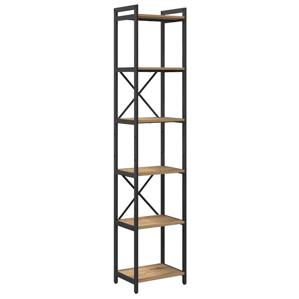Bokhylle artisan eik 40 x 30 x 188 cm Konstruert tre