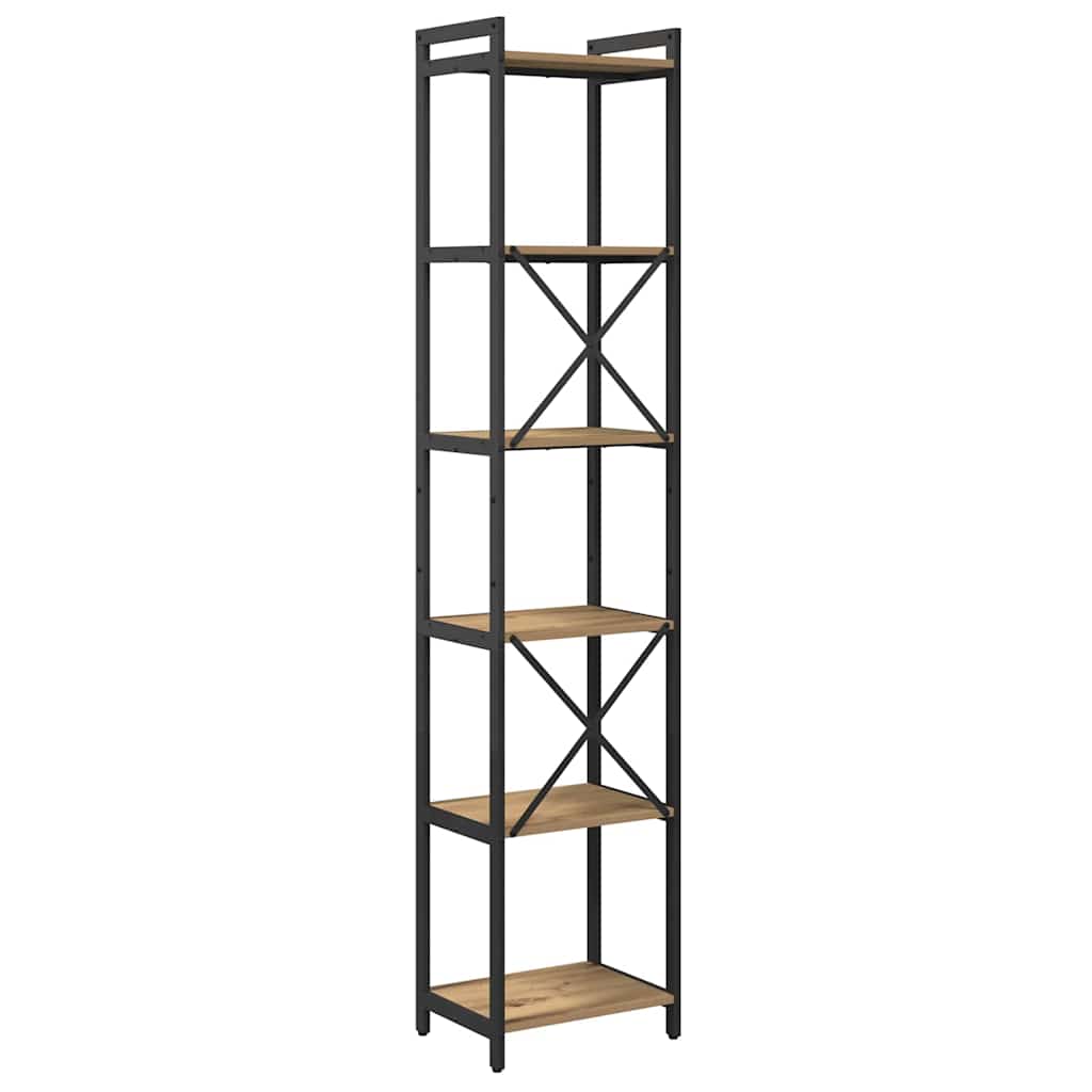 Bokhylle artisan eik 40 x 30 x 188 cm Konstruert tre