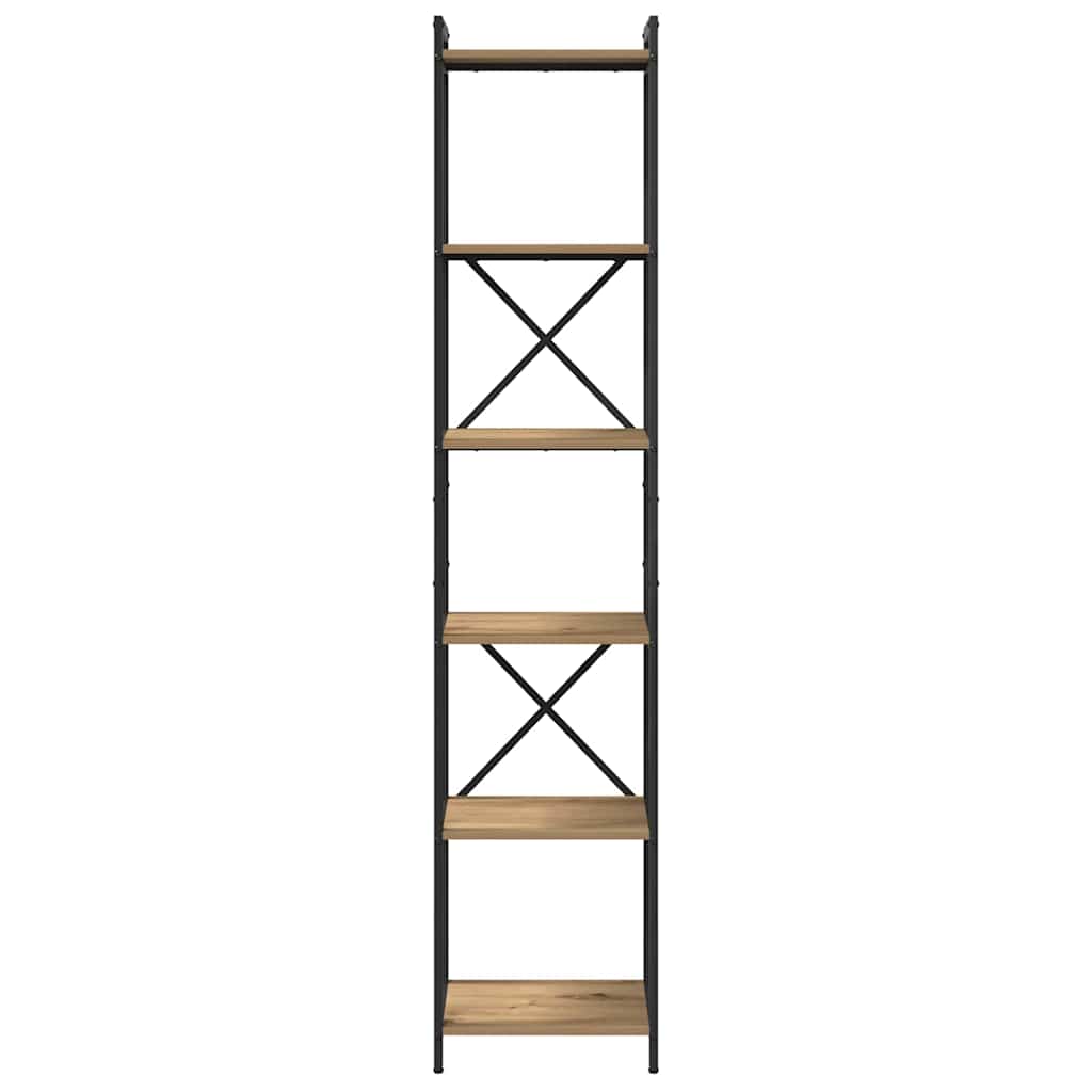 Bokhylle artisan eik 40 x 30 x 188 cm Konstruert tre
