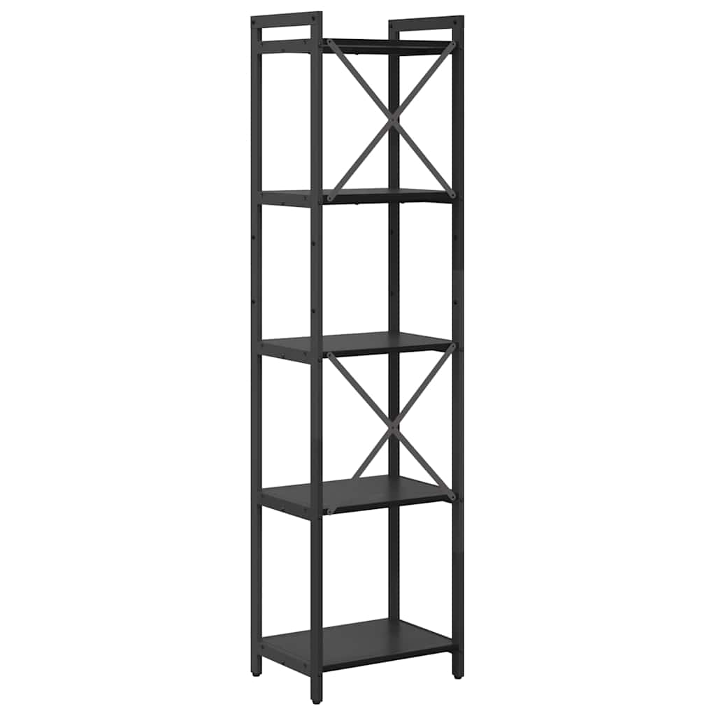 Bokhylle Svart eik 40 x 30 x 153 cm Konstruert tre