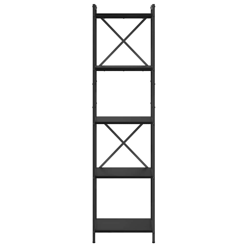 Bokhylle Svart eik 40 x 30 x 153 cm Konstruert tre