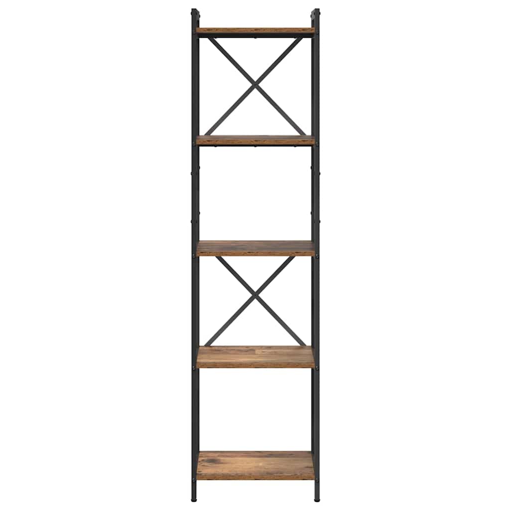 Bokhylle Gammelt tre 40 x 30 x 153 cm Konstruert tre